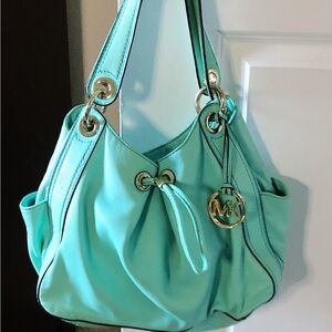 Michael Kors bag. Ocean breeze color